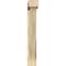 Ekena Millwork Traditional Block Rough Sawn Bracket w/ Offset Brace, Douglas Fir, 6"W x 34"D x 42"H BKT0604X34X42TRA05RDF - alternate 3